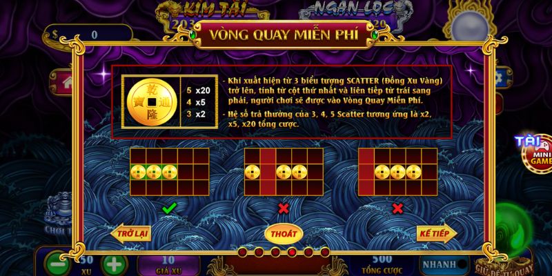 Hướng dẫn chơi kho tàng ngũ long tại Loto188