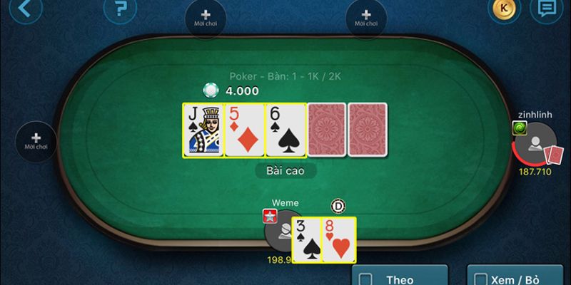 Hé lộ cách chơi game bài Poker cực dễ tại cổng game Loto188