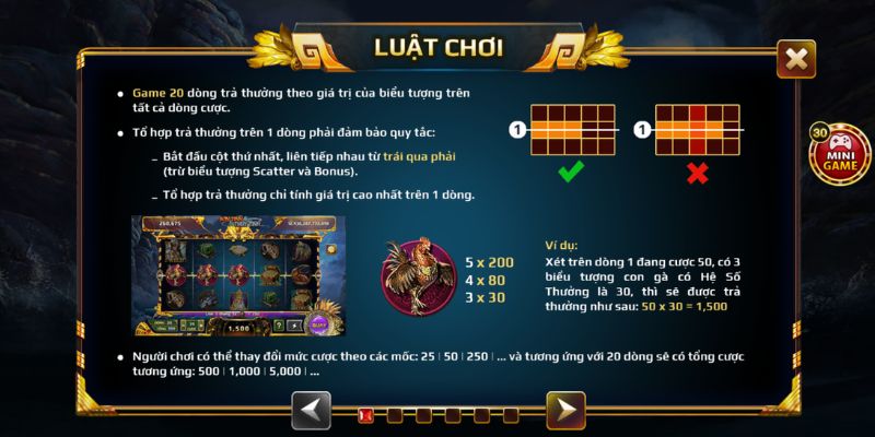 Chi tiết luật chơi 