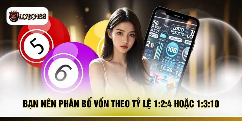Bạn nên phân bổ vốn theo tỷ lệ 1:2:4 hoặc 1:3:10