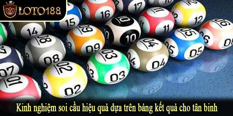 Kinh nghiệm soi cầu hiệu quả dựa trên bảng kết quả cho tân binh