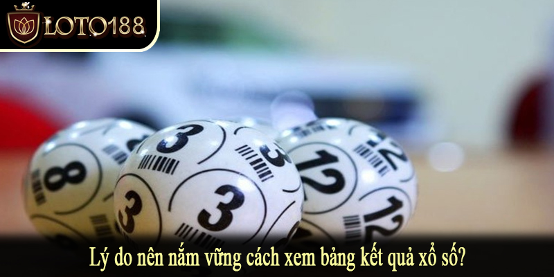 Lý do nên nắm vững cách xem bảng kết quả xổ số?