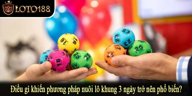 Điều gì khiến phương pháp nuôi lô khung 3 ngày trở nên phổ biến?