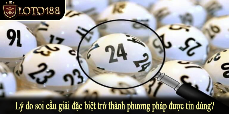 Lý do soi cầu giải đặc biệt trở thành phương pháp được tin dùng?